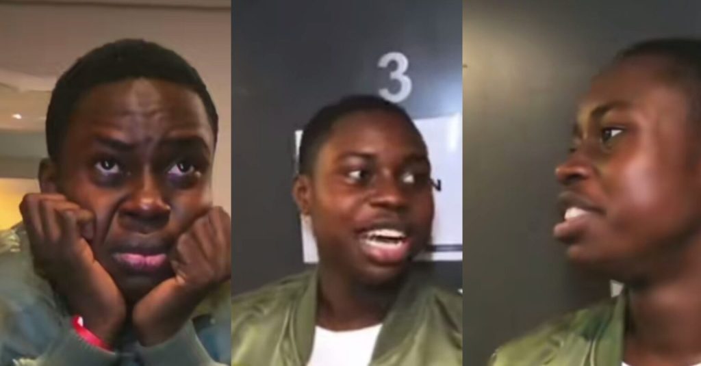 Peller in tears as bouncer pushes him at Olamide’s concert