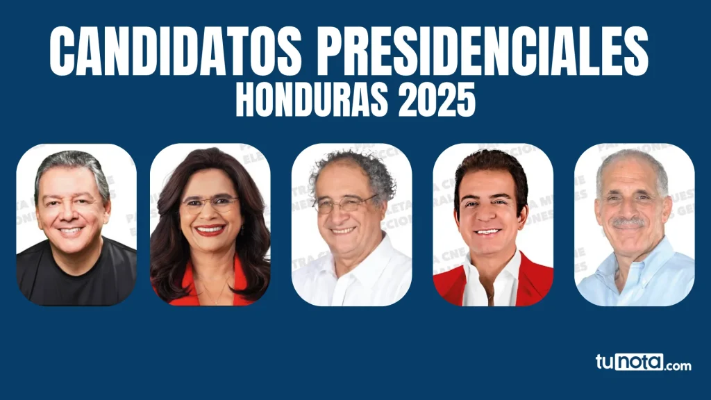 Candidatos presidenciales Honduras 2025: quiénes son, propuestas y experiencia