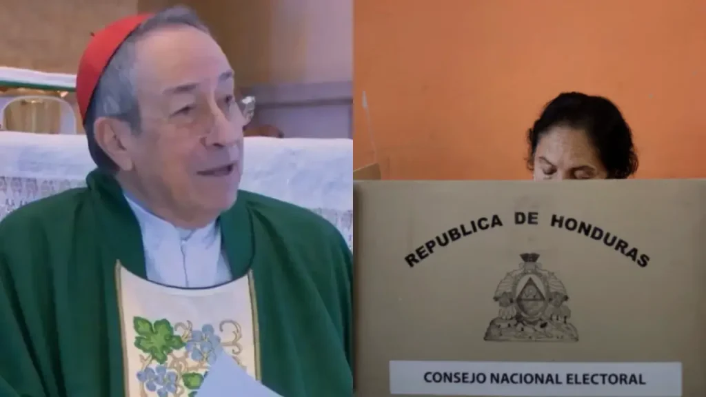 Cardenal Rodríguez pide calma y voto en conciencia en las elecciones de Honduras