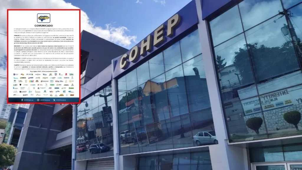 Cohep insta a empresas dar asueto el 1 de diciembre para facilitar el voto
