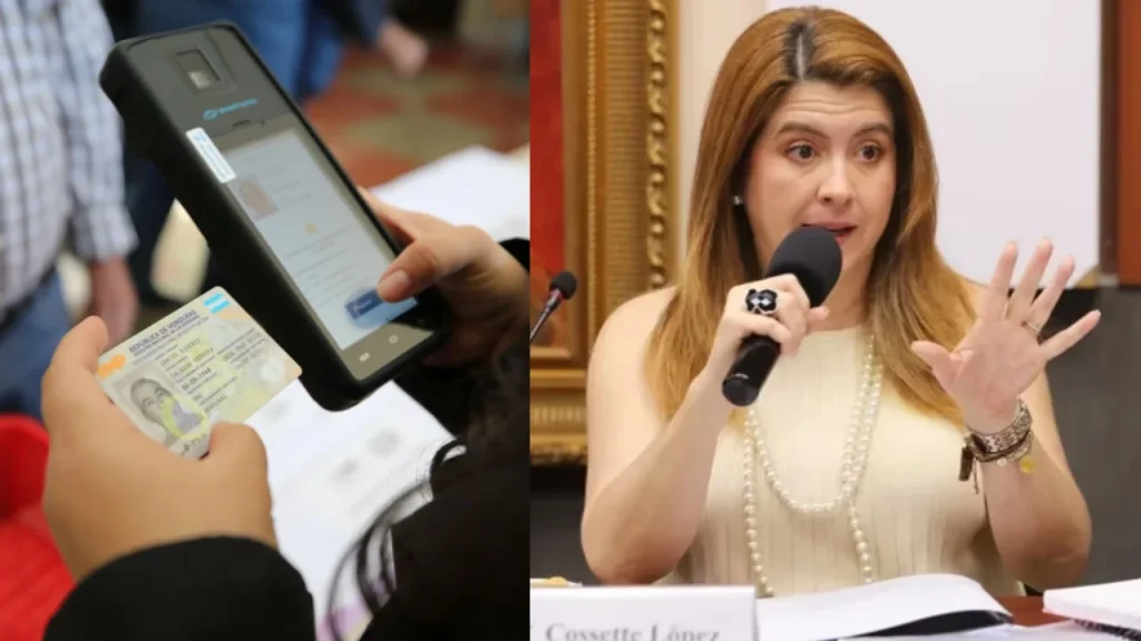 Cossette López denuncia hostigamiento y alerta fallas en biometría y TREP