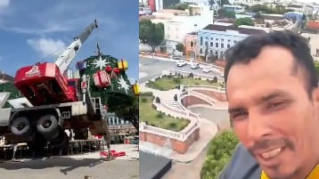 Revelan último video de trabajador antes de morir aplastado por grúa