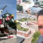 Revelan último video de trabajador antes de morir aplastado por grúa