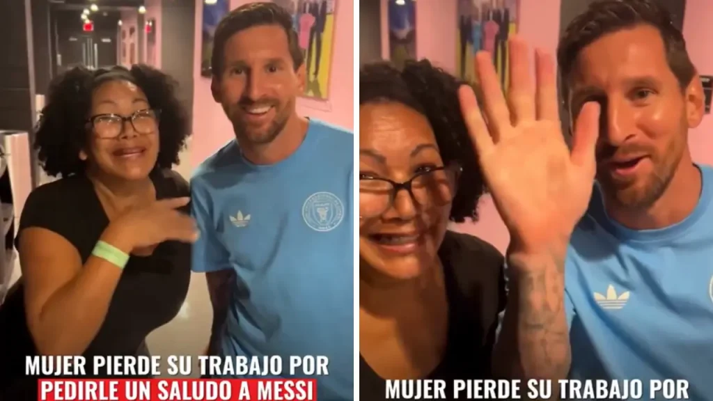 Inmigrante se quedó sin trabajo por pedirle un saludo a Messi