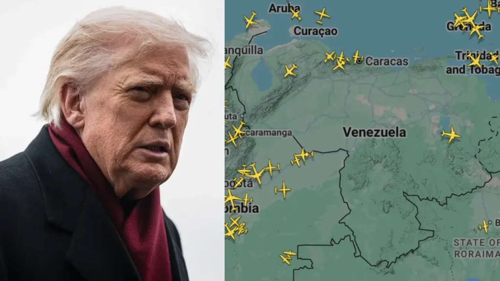 Trump advierte cierre total del espacio aéreo de Venezuela ante alta tensión