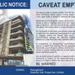 Diamond Oak Raises Alarm Over Oniru Property Fraud, Cautions Buyers Against Pentonville Luxury Property Limited