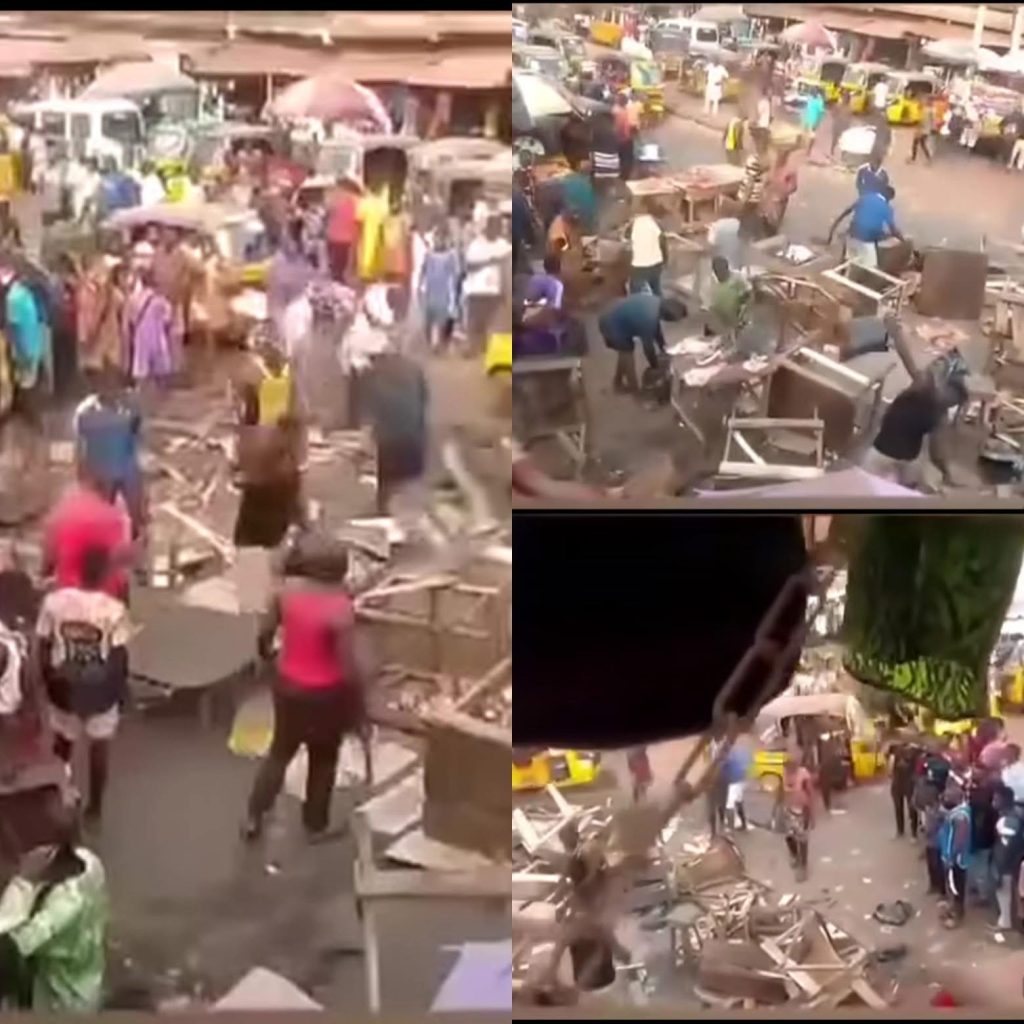 Igbos @ttack Hausa in Enugu Market.