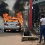 Wife Sets Husband’s Side Chick’s Car on Fire in Makurdi