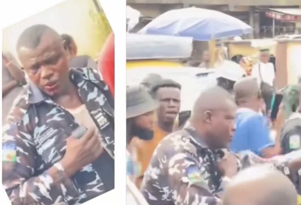 Just in: Lagos police reacts to trending video of its officer accused of theft, arrests 13 over the incident