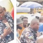Just in: Lagos police reacts to trending video of its officer accused of theft, arrests 13 over the incident