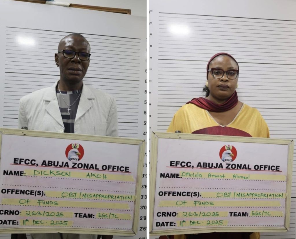 EFCC Arraigns Peace Corps Commandant, Director of Finance for Alleged N60m