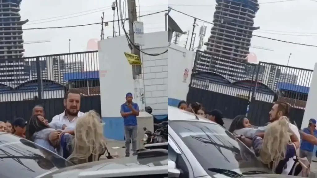 ‘Con esta zor**, desgraciado’: Embarazada se ‘macanea’ con amante de su esposo
