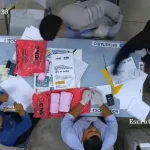 VIDEO: Escrutadores protagonizan pelea mientras revisaban actas