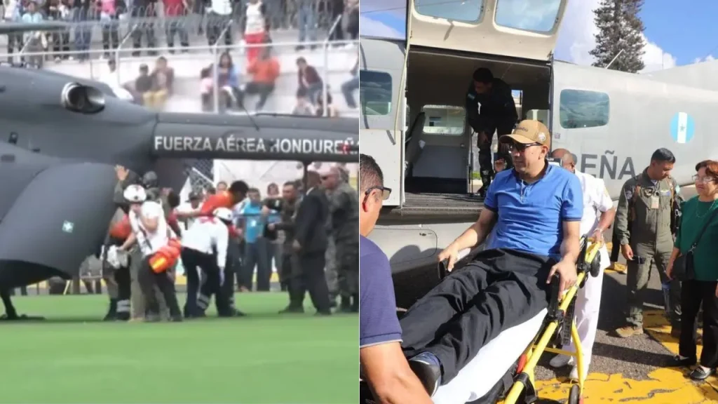 ¿Qué pasó con el paracaidista lesionado el 15 de septiembre?