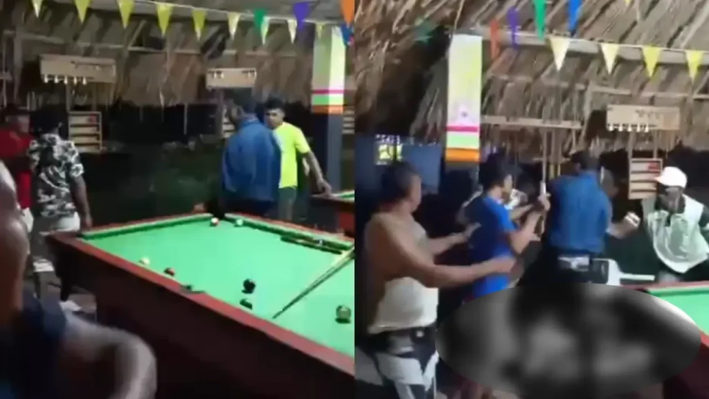 VIDEO SENSIBLE: Hombre mató a otro tras disputa por un juego de billar