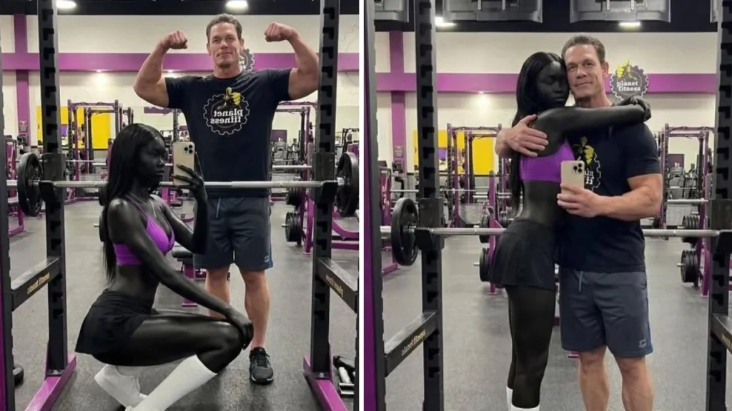 ¿Quién es la modelo negra que aparece con John Cena? ¿Es Nyakim Gatwech?