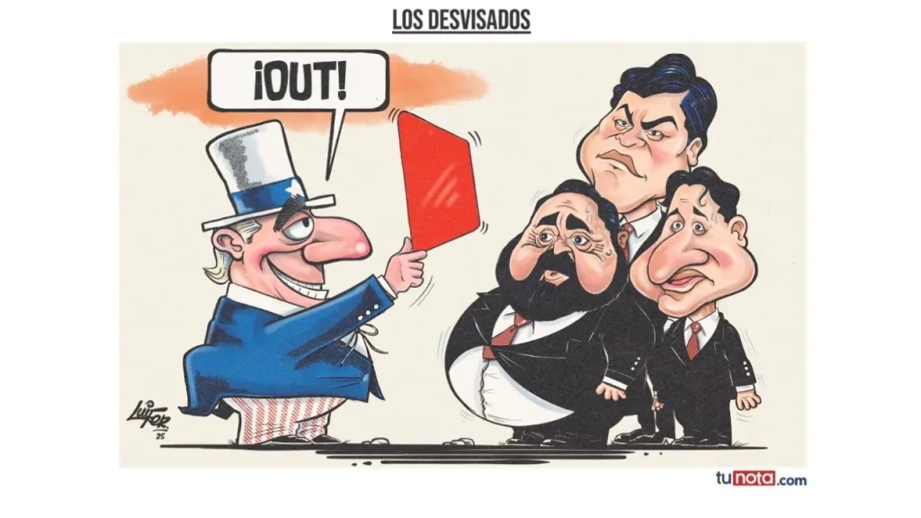 EE. UU. saca la tarjeta roja: los ‘desvisados’, según trazo político