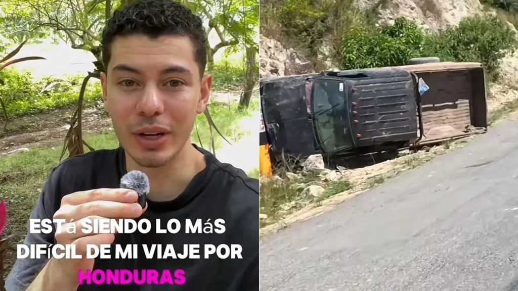 ‘Me pegan duro’: Hondureño volvió del extranjero y se asusta al ver accidente