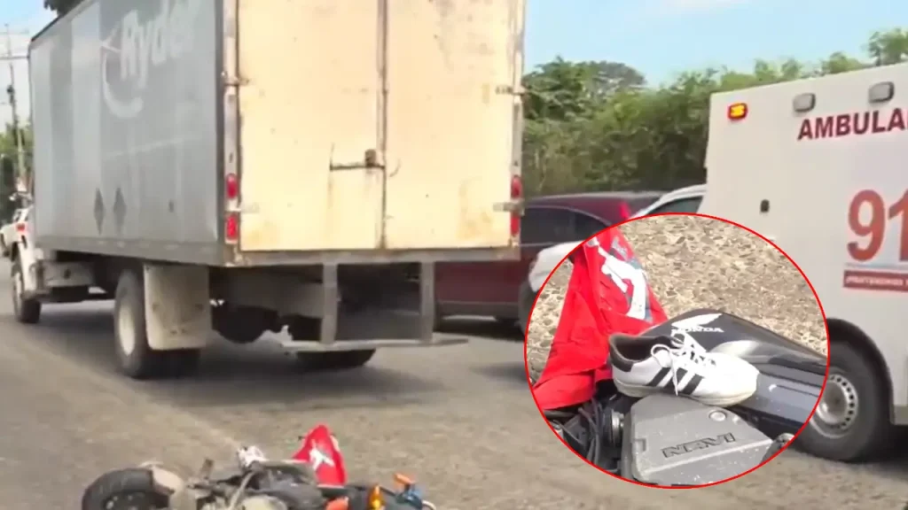 ‘Tenía un hijo’: delivery resbala y muere atropellado por camión en SPS