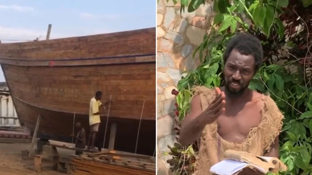 ‘Noé’ africano construye arcas por supuesto diluvio ‘revelado por Dios’