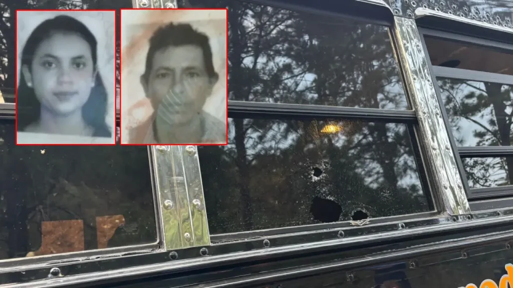 Identifican a pareja asesinada dentro de bus de Güinope: tenían 27 y 67 años
