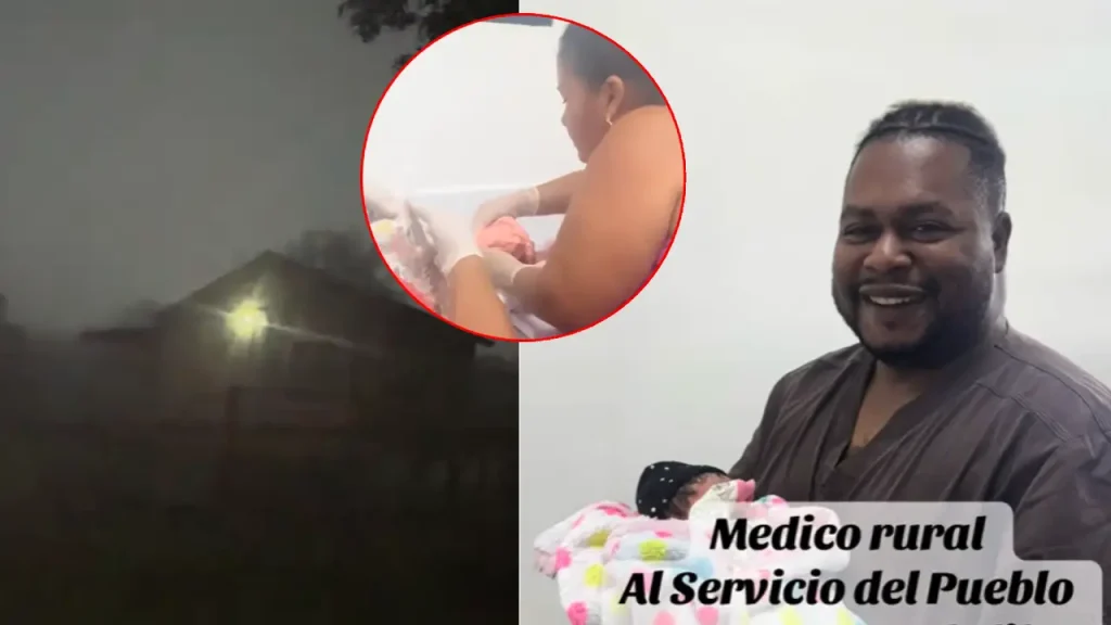 ‘Para eso estudiamos’: médico muestra cómo atendió un parto en La Mosquitia