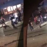 VIDEO: Pasajeros ‘macanean’ a ladrones que subieron a rapidito en Cortés