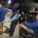 Policía requiere a hombre en estado de ebriedad: ‘estás todo vomitado’