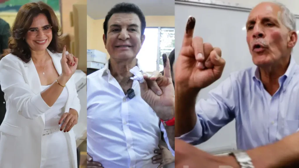 Presidenciables hondureños ya votaron y avivan una concurrida jornada electoral