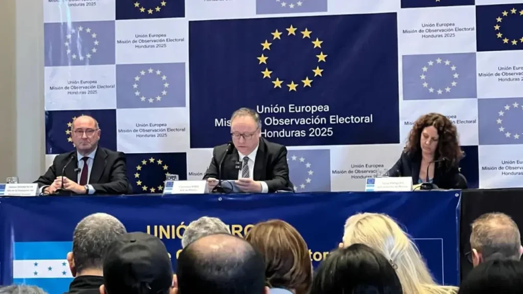 MOE-UE: Hondureños dieron una gran lección de democracia al mundo