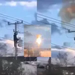Video del poste en Juárez: ‘ladron’ sufrió una descarga eléctrica