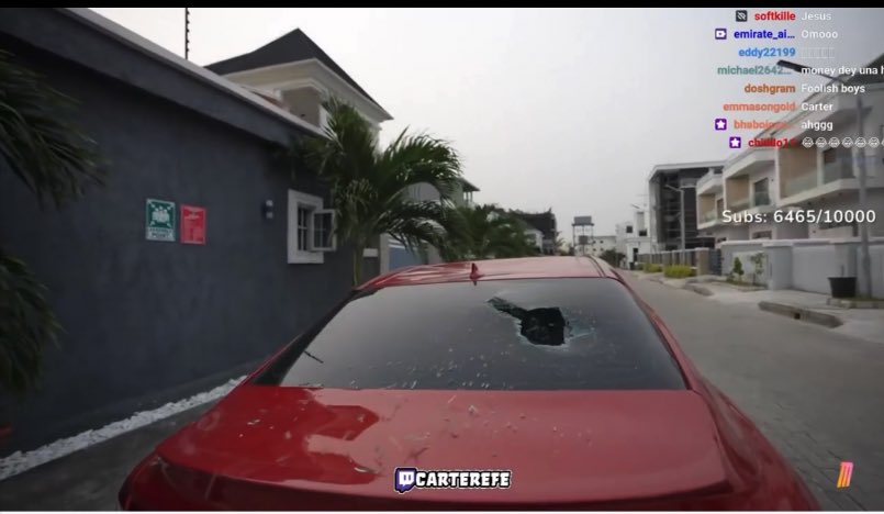E-Money unfollows Carter Efe after he and Peller damaged new car he gifted him 