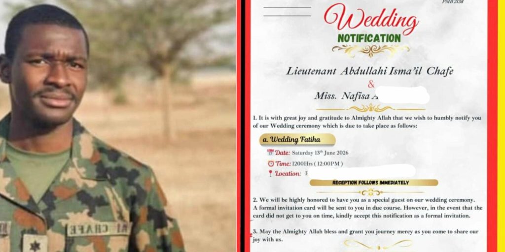 Military officer reportedly killed in Sokoto weeks before wedding
