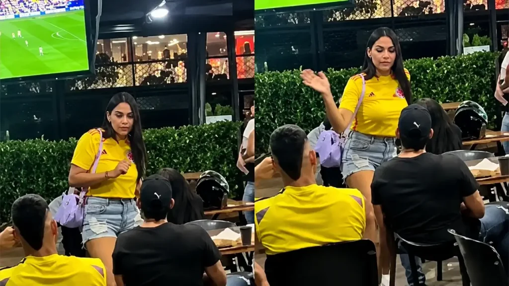 VIDEO: Cuando miraba partido del Mundial, hombre fue cacheteado por su novia
