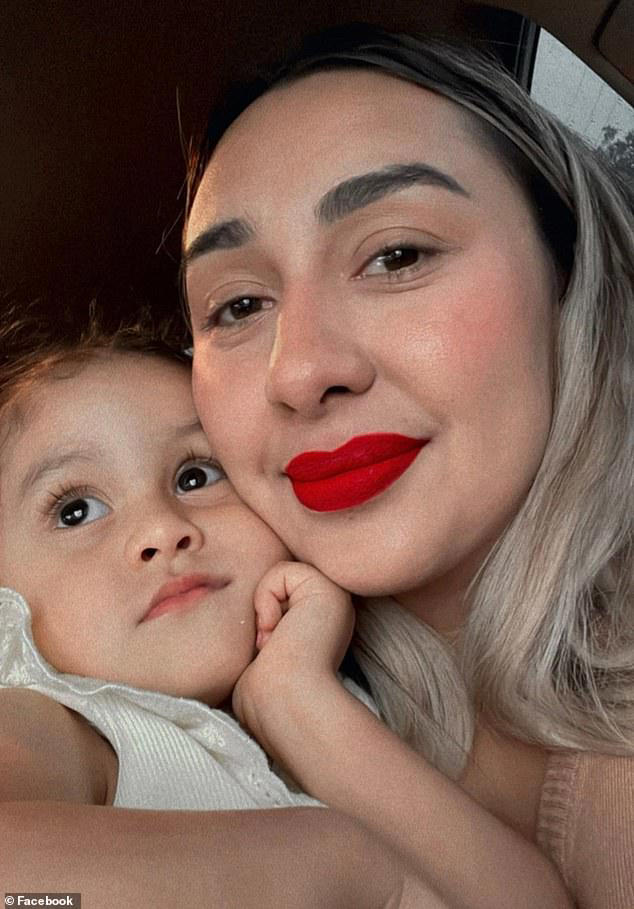 The girl's mother, Priscilla Arriaga (pictured), said she also saw Hemphill try to wake up her daughter with a popsicle, which she held to her child's lips as her head 'fell backwards,' the report stated