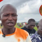 Emotional scene as man buries wife, 7 children in one grave after night attack: “All shot dead”