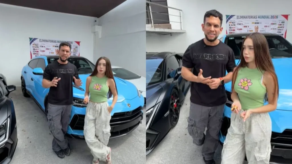 Dominik Armenta en X: Video filtrado del reto naranja con su esposo en Telegram